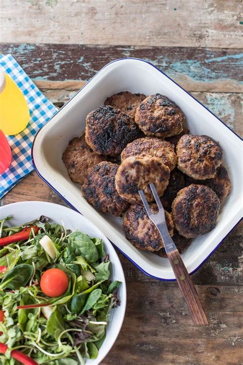 Leftover potatoes don't last long round here. BBQ'd Aussie Rissoles - The 4 Blades | Recipe | Thermomix recipes, Recipes, Beef recipes