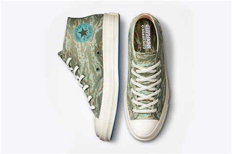 Converse X Undefeated Chuck 70 172397c Sea Spray Fossil Footshop Releases
