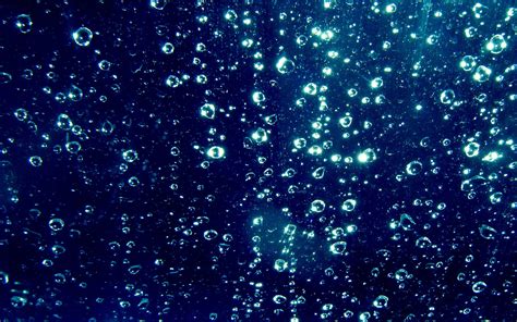 Water Abstract Blue Bubbles Digital Wallpaper 2560x1600