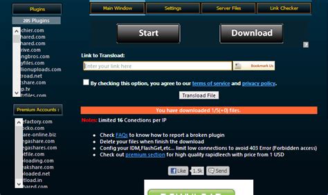 A premium link generator works in a very simple day. Uploaded,Netload,Extabit,Ryushare,Filefactory,Share-online ...