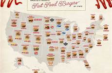 burgers infographic fastfood hampurilaiset suosituimmat floss usan kartta ja hilavitkutin