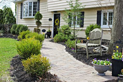 While the design of split level homes can vary (some split in the front, others split in the back), a good number will feature a set of exterior stairs . Adding Curb Appeal with New Shutters | Golden Boys & Me