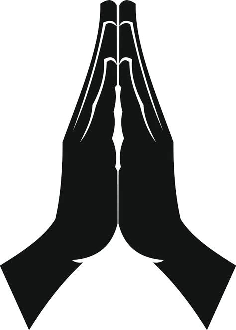 Praying Hands Outline Png