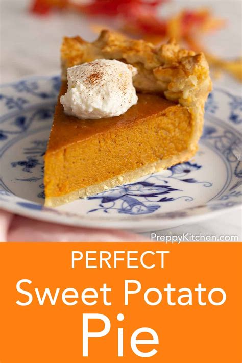 A Delicious And Easy Sweet Potato Pie With A Creamy Fragrant Custard Filling And Crisp Butter
