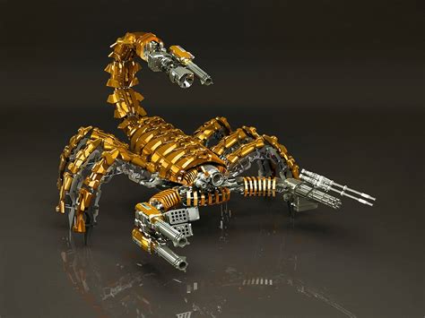 Looking for the best scorpio zodiac wallpaper? 3D/Abstract - Scorpion War Robot - iPad iPhone HD ...