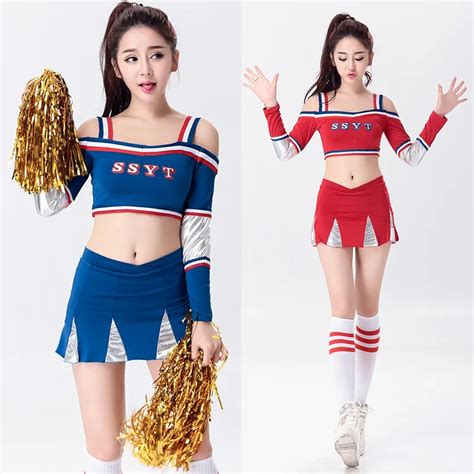 New Popular Women Sexy Cheerleading Uniform Performance Costume Show Auto Models Souvenirs Lady