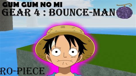 Ro Piece Gear 4 Bounce Man Gumgomu Devil Fruit Roblox One Piece