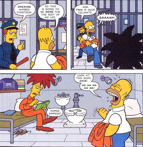 Homer Makes Fun Of Bobs Hair By Sclirada On Deviantart