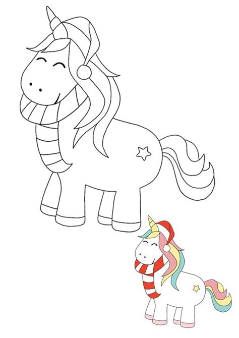 Christmas Unicorn coloring page | Mermaid coloring book, Mermaid