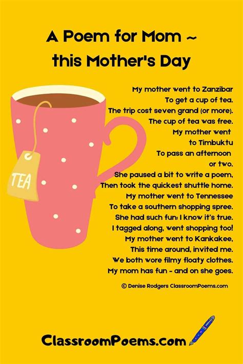 Funny Mothers Day Poems