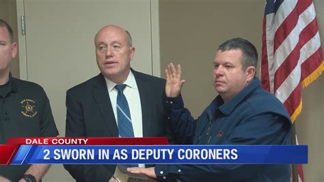 2 Deputy Coroners Sworn In At Dale Co Commission Wdhn