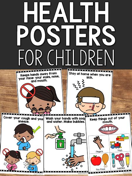 Health And Hygiene Posters For Preschool Pre K Prekinders