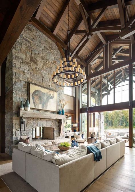 Rustic Glamour Living Room