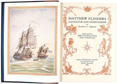 Matthew Flinders Navigator And Chartmaker By Geoffrey C Ingleton
