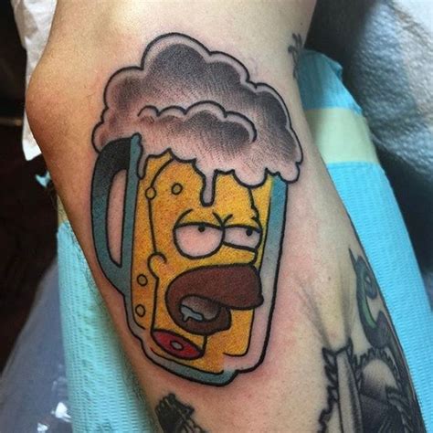 Maybe you would like to learn more about one of these? Awesome Simpsons Tattoo - Remington Tattoo Parlor