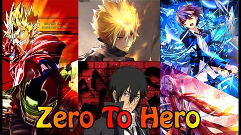 Rekomendasi 10 Anime Zero To Hero Part 1 Youtube