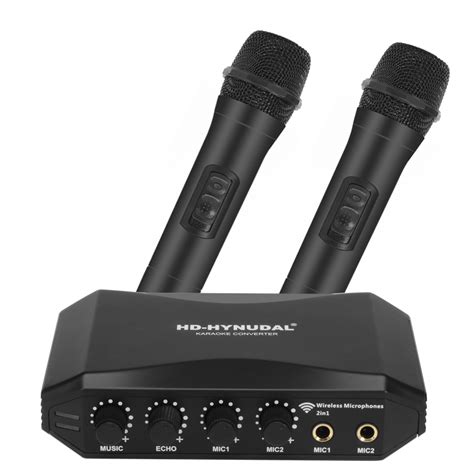 So, there's always a reason for you to invest in a karaoke machine. HD-Hynudal Karaoke Machine with Dual Wireless Microphones ...