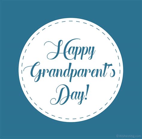Happy Grandparents Day Wishes and Messages - WishesMsg