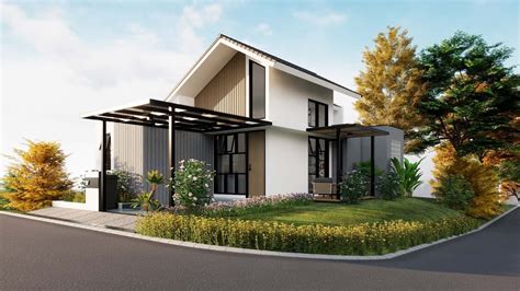 Sketchup Home Design 29 8x13meter Enscape Render Youtube