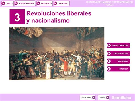Tema Revoluciones Liberales Y Nacionalismo Historia Del Mundo
