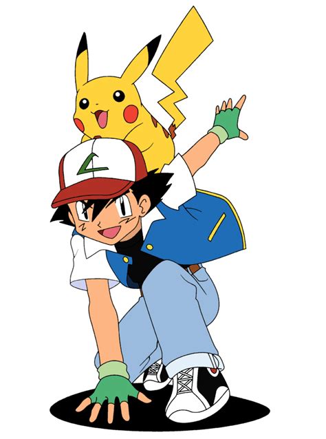 Ash E Pikachu Pokémon Png