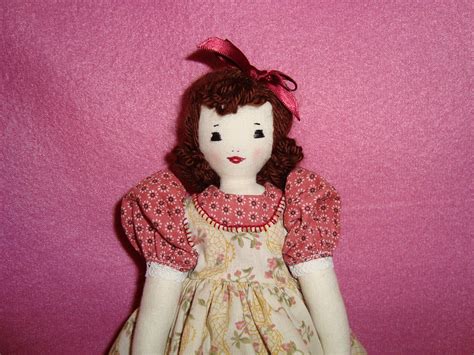 Cloth Doll 10 Doll From An Edith Flack Ackley Pattern Linda Flickr