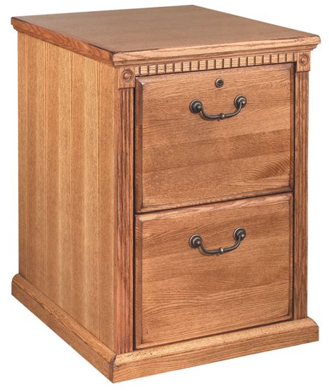 The alera 2 drawer file cabinet has an elegant look, which will blend well with other furniture in your office. Golden Oak Two Drawer Wood Office File Cabinet | eBay