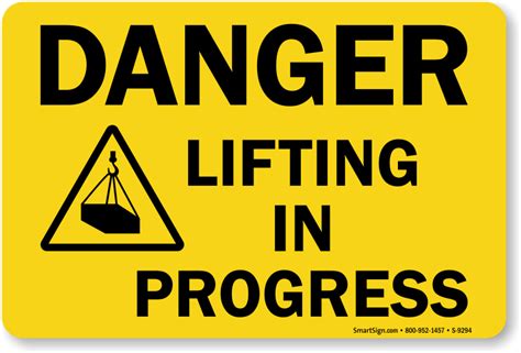 We did not find results for: Lifting In Progress Sign - Danger, SKU: S-9294 ...