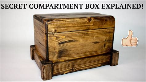 Wooden Box Plans Secret Compartment