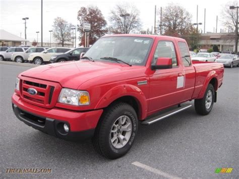 2011 Ford Ranger Sport Supercab 4x4 In Torch Red Photo 3 A86954
