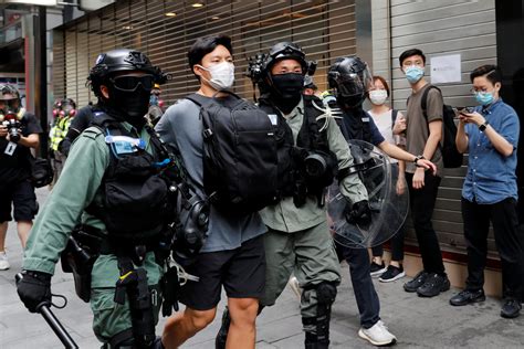 Hong Kong Police Arrest 300 As Thousands Protest Over Security Laws