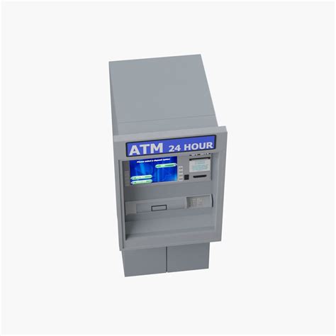 Atm Automated Teller Machine 3d Model 19 3ds Max Fbx Obj Free3d