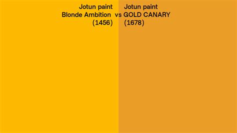 Jotun Paint Blonde Ambition Vs Gold Canary Side By Side Comparison