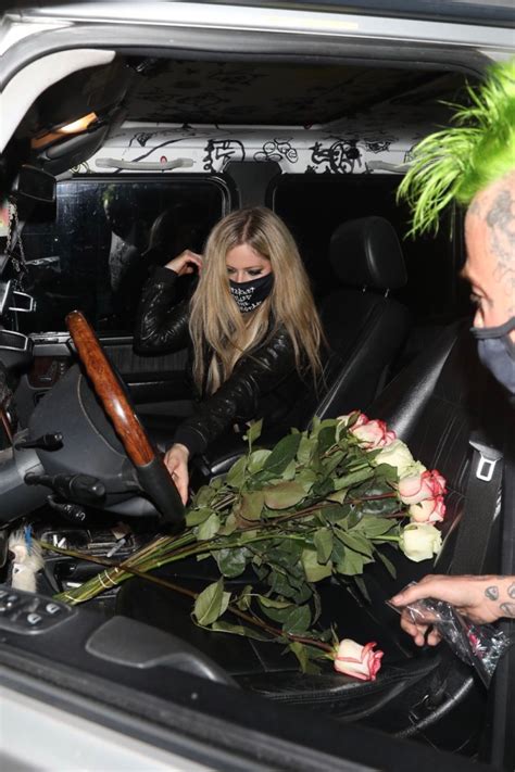 Avril Lavigne Holds Hands With Mod Sun As They Celebrate Album Release