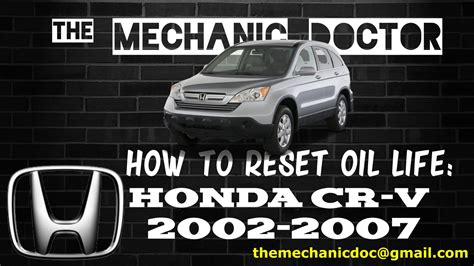 How to reset oil life on honda civic 2016. How to reset oil life: Honda CR-V 2002, 2003, 2004, 2005 ...