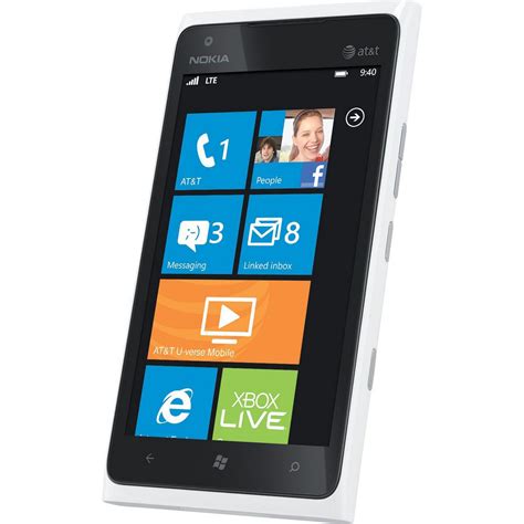 Refurbished Nokia Lumia 900 16gb White Atandt Back Market