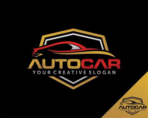 Sport Car Logo Design Automotive Car Showroom Car Dealer Logo Design Vector Vector