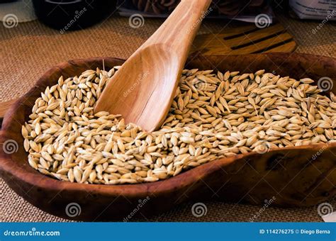 Durum Wheat Of Ancient Variety Stock Image Image Of Containers