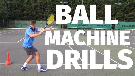 Tennis Ball Machine Drills Improve Your Forehand Backhand And