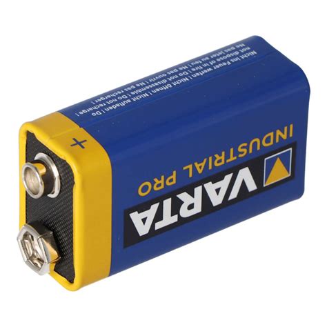 varta 4022 industrial 9 volt batterie 9 volt 550mah 6am6 varta industrial pro standard