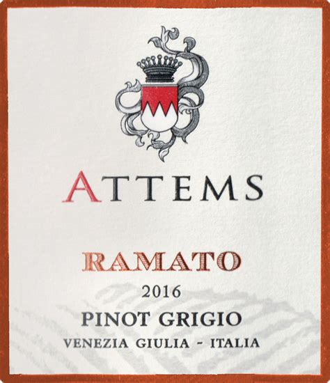 From pinot grigio, italian form of french pinot gris, gray pinot. 2016 Attems Pinot Grigio Ramato | Wine Library