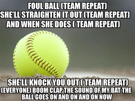 Softball chants softball rules softball problems girls softball softball players fastpitch softball softball stuff volleyball cheers softball sayings. Thanks vivian | Softball cheers, Softball quotes, Girls ...