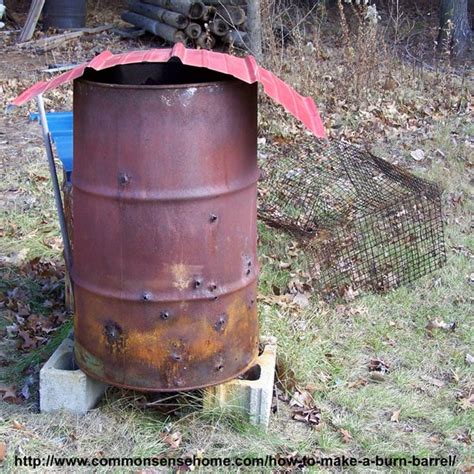When shopping for a rain barrel, the first thing to consider is size. How to Make a Burn Barrel - Burn Safe with Less Smoke