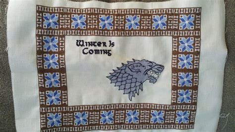 Maybe you would like to learn more about one of these? Television Lady: Game of Thrones Cross Stitch