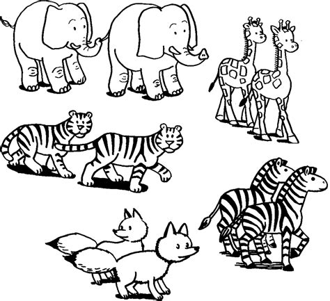 Disegni di animali nel più grande archivio di disegni da colorare: Dibujos Online | Juegos Educativos Online