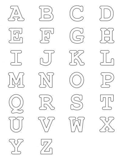 Printable Letters To Use With My Crafts Alphabet Coloring Pages
