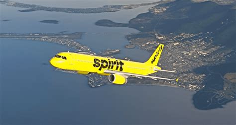 Spirit Airlines A321 Yellow Bare Fare V10 Msfs2020 Liveries Mod