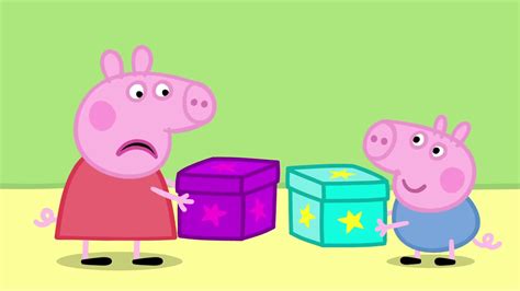 Peppa likes the kings and queens room, whereas george's favourite is the dinosaur room. Peppa Pig || 013 || Secrets || S01 E13 - YouTube