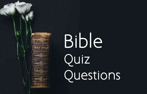 Bible Trivia Quiz Questions Topessaywriter