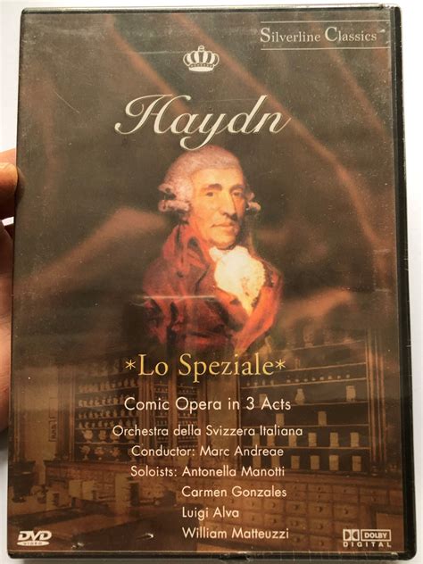 Haydn Lo Speziale Dvd Comic Opera In 3 Acts Directed By Filippo